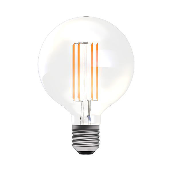LED 3.3W Dimmable Clear Filament Globe - 95mm - ES - 2700K